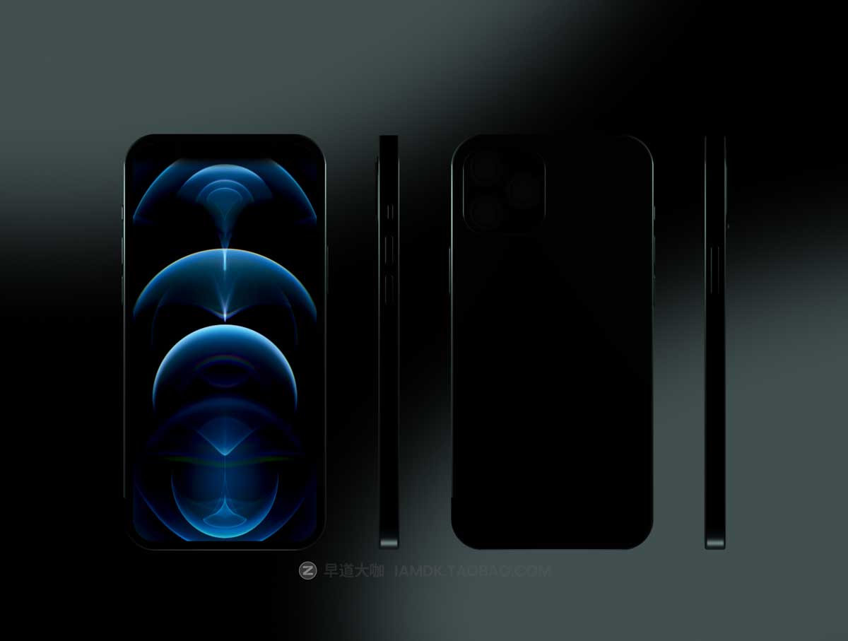 AE模板 创意苹果手机iPhone 12 Pro广告APP界面设计屏幕动态演示素材 iPhone 12 Pro - 3D mockup_img_2