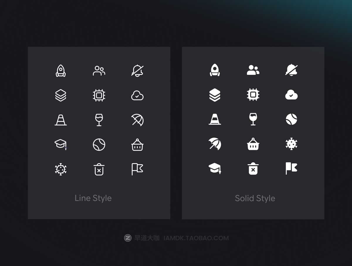 1000+专业网站APP用户界面设计图标Icons设计矢量素材包 Universal Icon Set | 1,000+ Icons_img_2