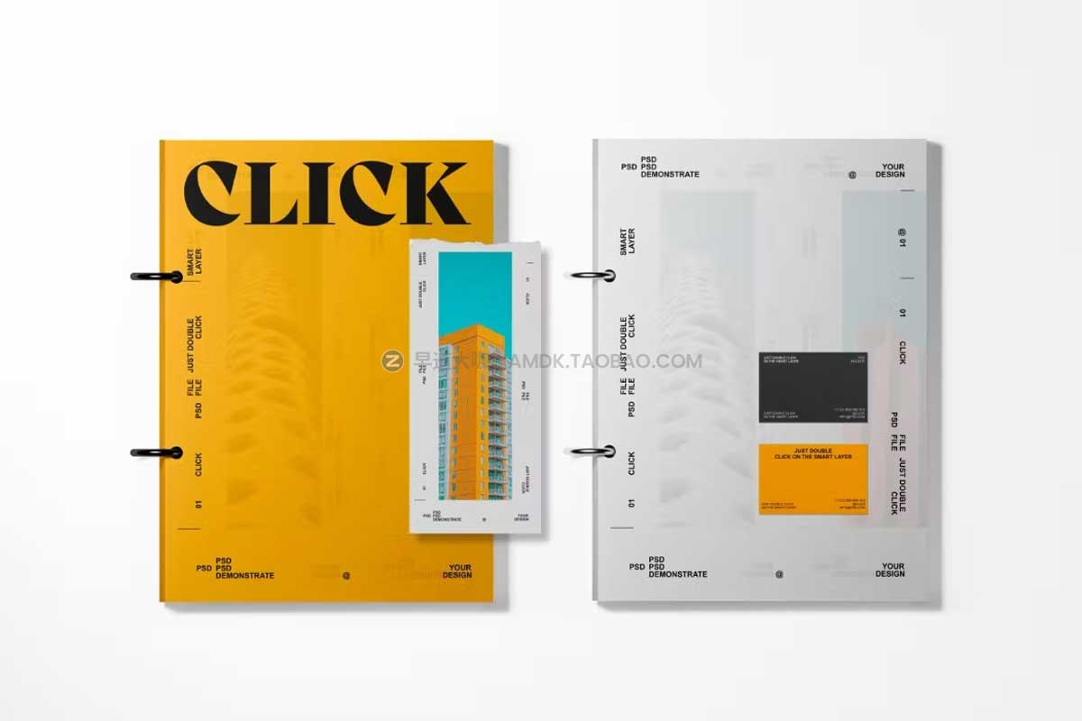 时尚品牌Vi设计文件夹信封名片信纸设计PS展示贴图样机模板合集 Brand Identity Mockup Set_img_2