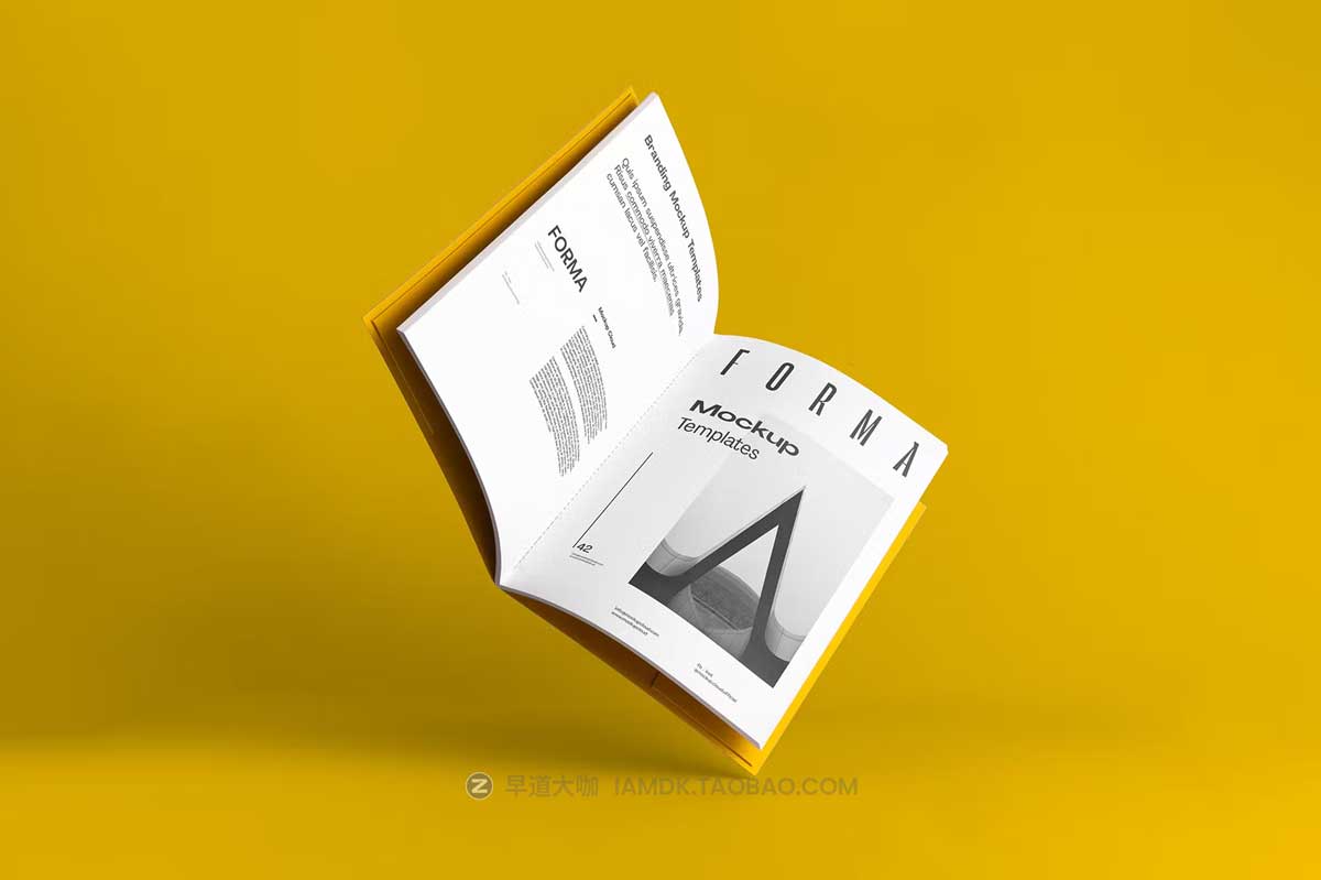 9款时尚简约品牌VI设计画册明信片名片展示效果图PSD样机模板 Forma Branding Mockup Vol. 2_img_2