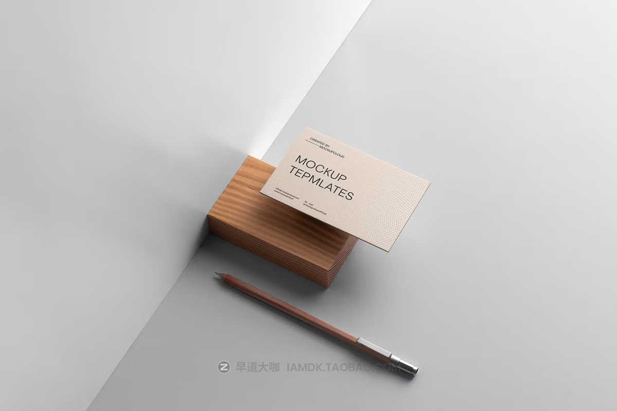 9款时尚简约品牌VI设计画册明信片名片展示效果图PSD样机模板 Forma Branding Mockup Vol. 2_img_2