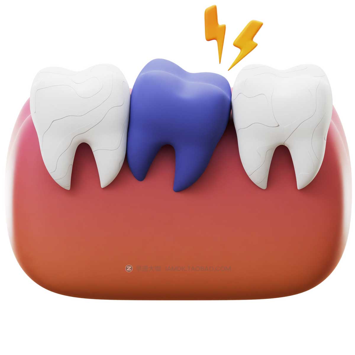 20款3D卡通牙科牙医医疗健康插图图标Icons设计素材包 Dental 3D Icon Pack_img_2