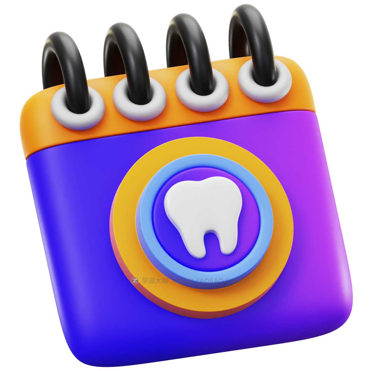 20款3D卡通牙科牙医医疗健康插图图标Icons设计素材包 Dental 3D Icon Pack_img_2