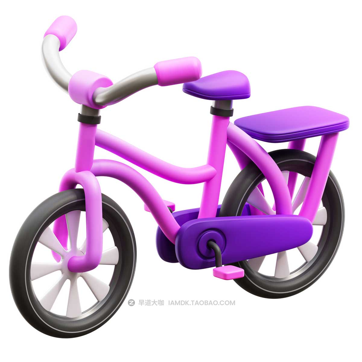 20款3D卡通自行车汽车用品插图图标Icons设计素材包 Riding Gym Cycle 3D Icon_img_2