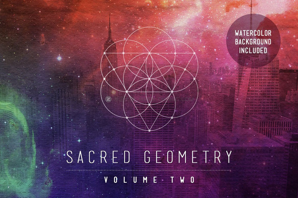 复古神秘曼陀罗六边形抽象几何学AI矢量设计素材合集 Ultimate Sacred Geometry Bundle_img_2