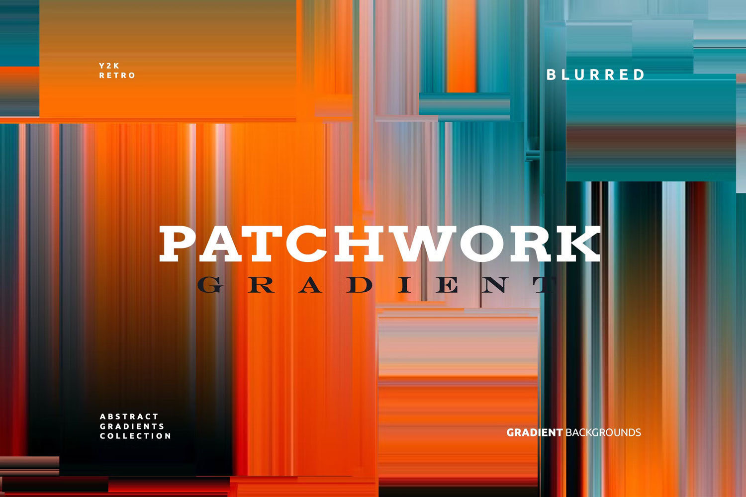 14款高清渐变模糊抽象几何背景图片设计素材包 Patchwork Gradient Backgrounds 03_img_2