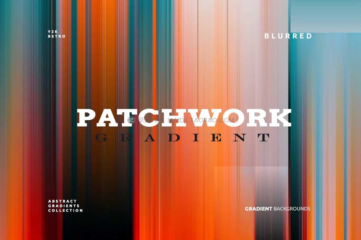 14款高清渐变模糊抽象几何背景图片设计素材包 Patchwork Gradient Backgrounds 03_img_2