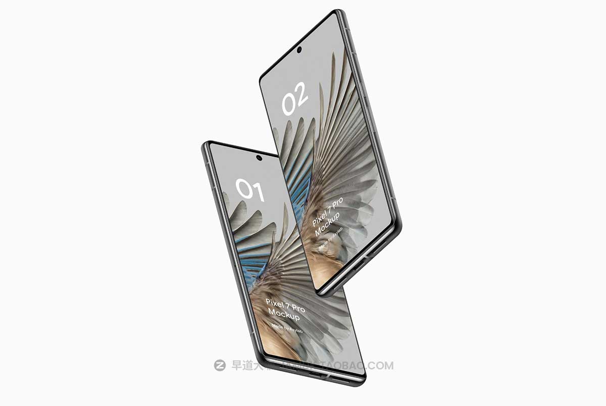 21款高级安卓谷歌Pixel 7 Pro手机屏幕演示样机PSD模板设计素材 Pixel 7 Pro - 21 Mockups Scenes_img_2