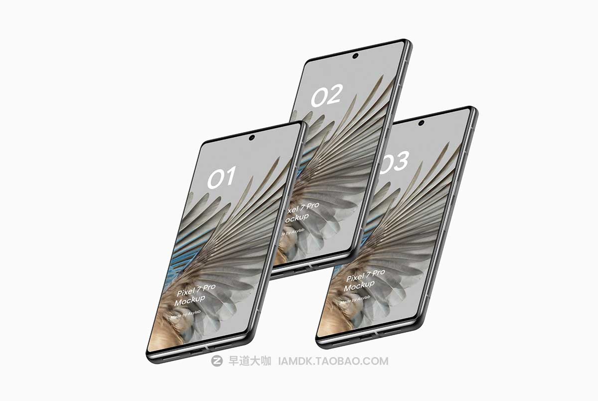 21款高级安卓谷歌Pixel 7 Pro手机屏幕演示样机PSD模板设计素材 Pixel 7 Pro - 21 Mockups Scenes_img_2