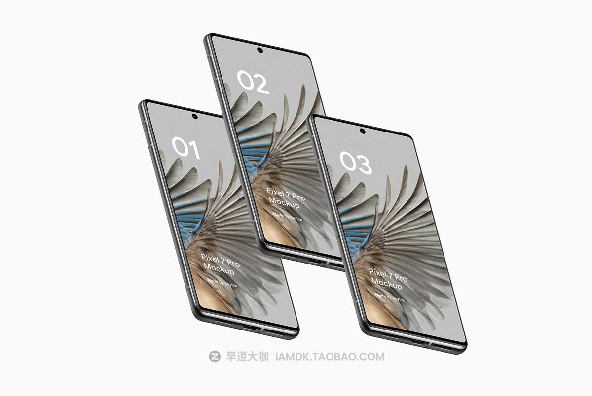 21款高级安卓谷歌Pixel 7 Pro手机屏幕演示样机PSD模板设计素材 Pixel 7 Pro - 21 Mockups Scenes_img_2