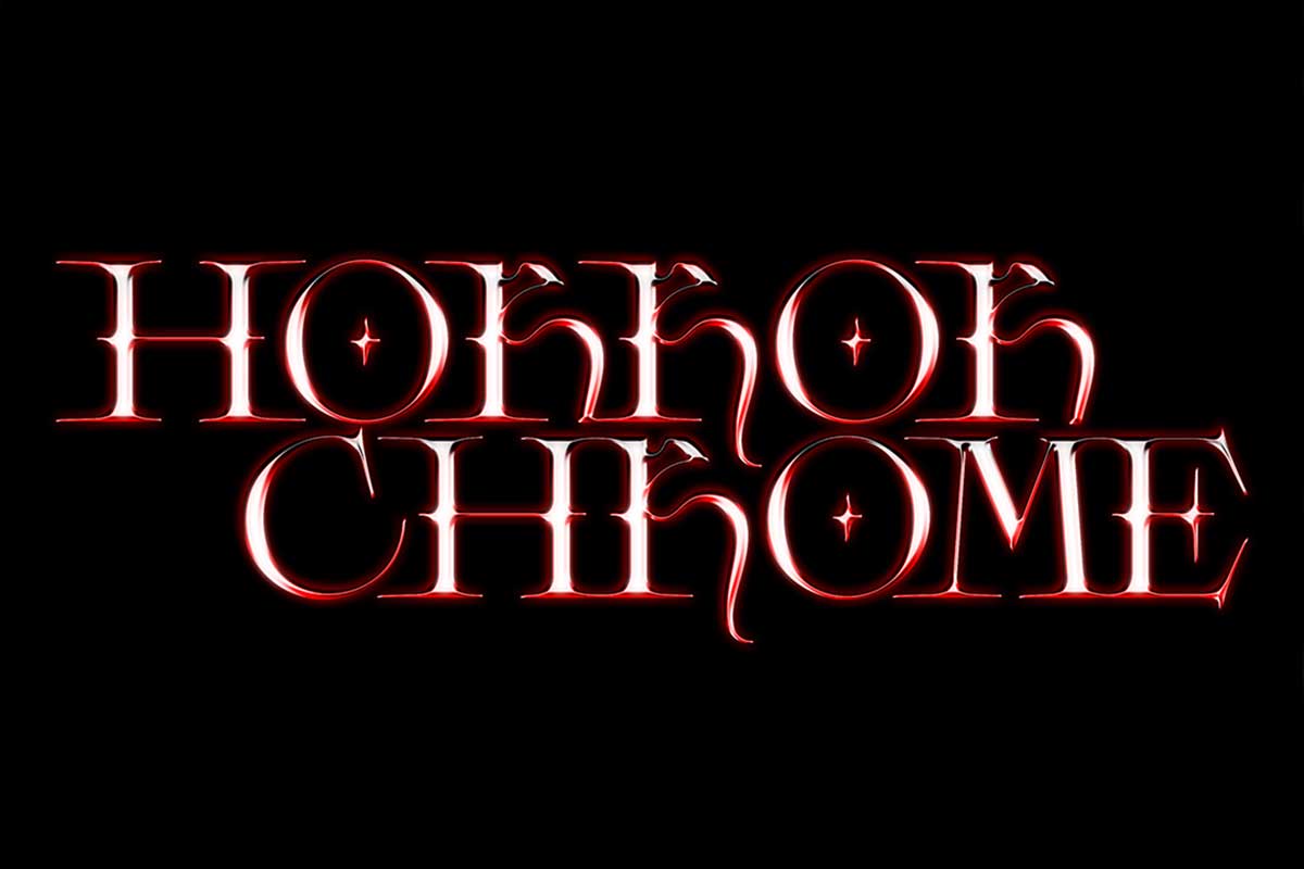 恐怖电影标题logo文本图层样式ps设计素材asl安装包 Horror Chrome by ALBUM ART ARCHIVE_img_2