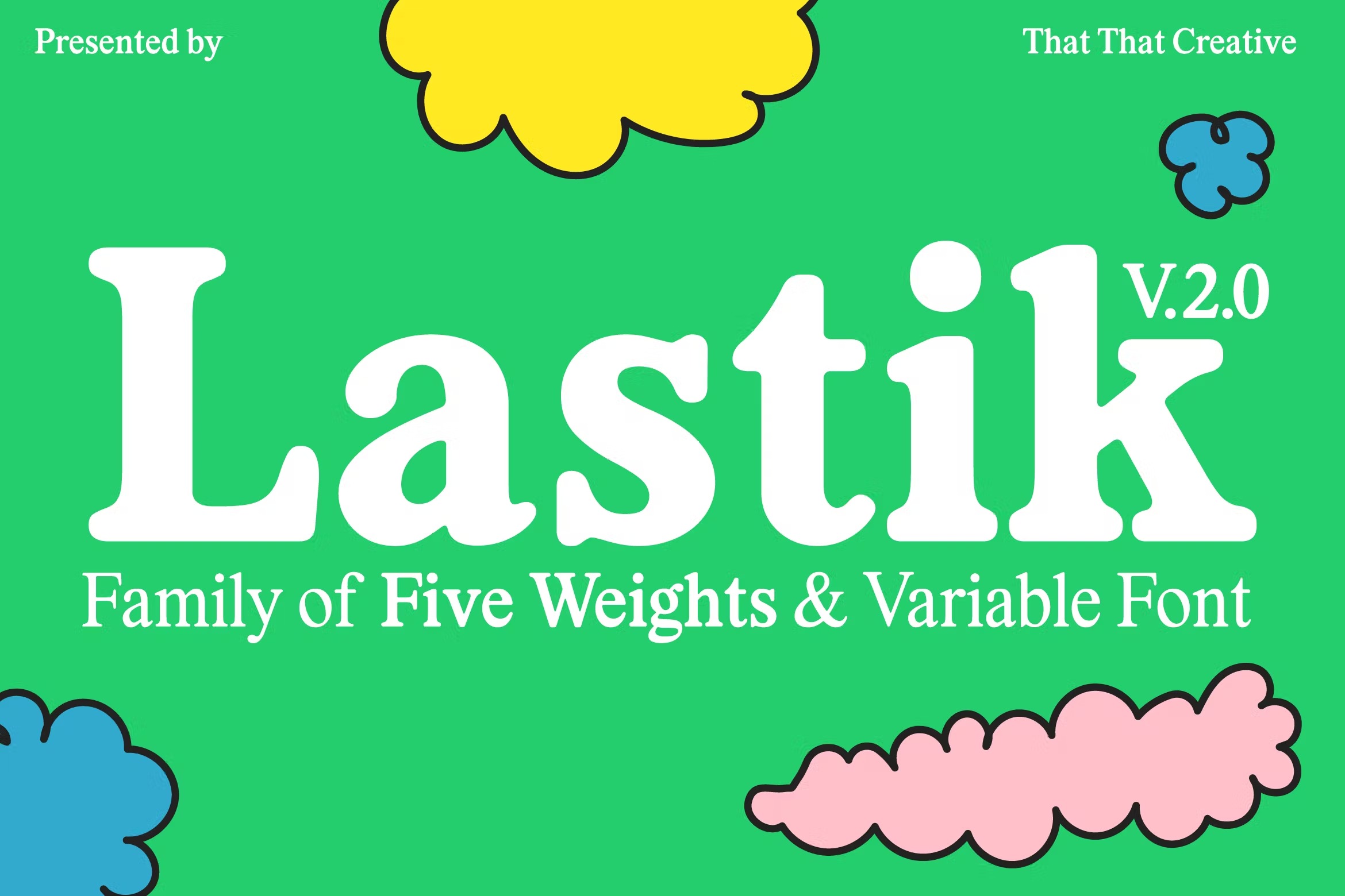 90年代复古圆角标牌杂志海报标题logo设计衬线英文字体安装包 Lastik Retro Variable Font Family_img_2