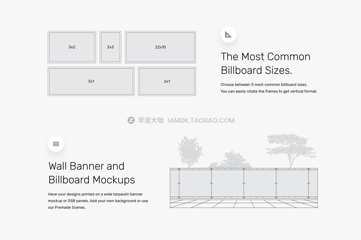 高级户外街头广告牌宣传海报广告设计展示PS智能贴图样机模板 Billboard Mockup - Scenes Creator_img_2