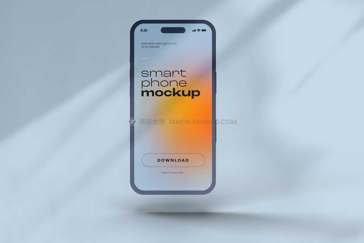 18款逼真苹果iPhone 14手机屏幕演示ps智能贴图样机模板 iPhone 14 Mockup_img_2