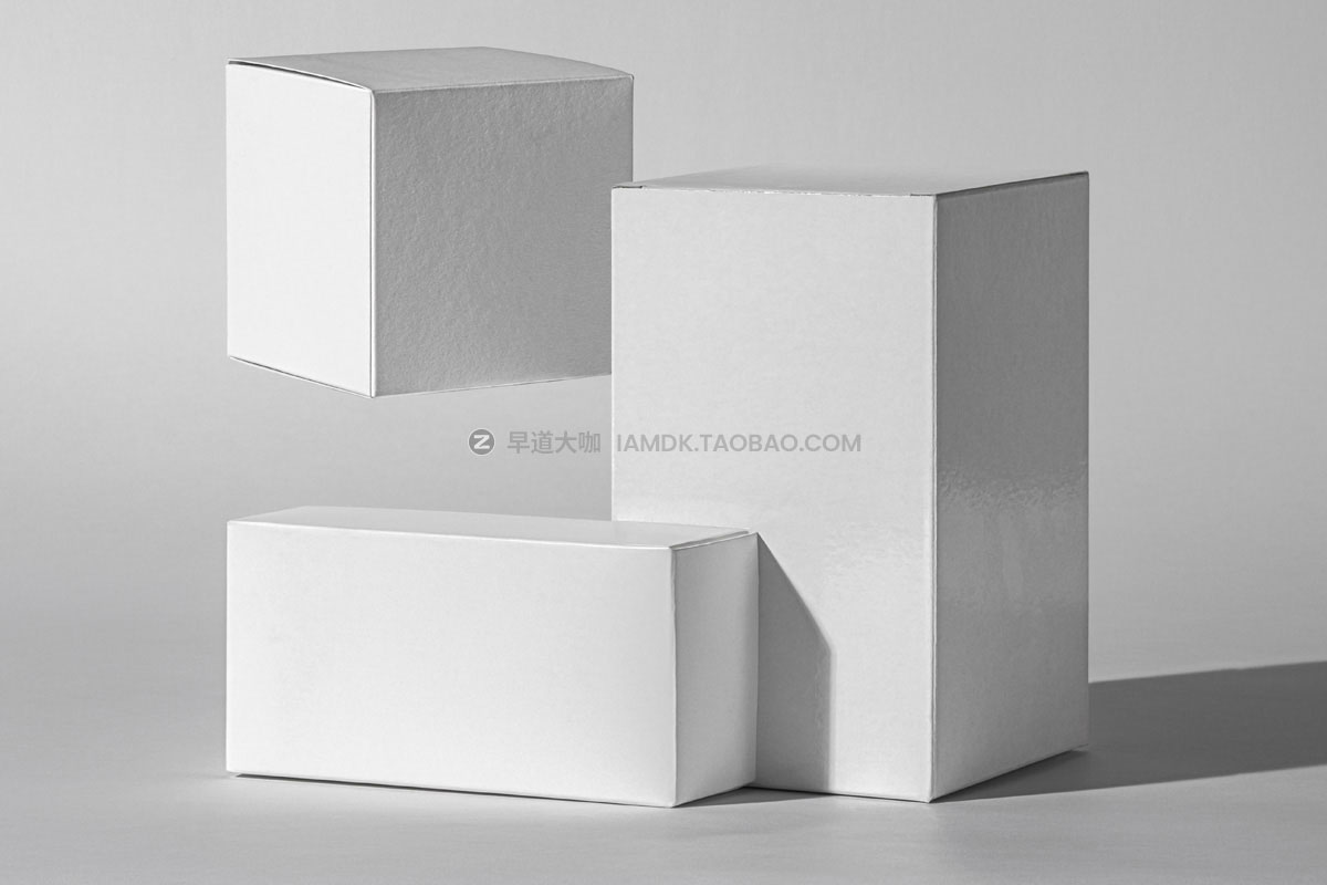 时尚产品品牌包装纸盒外观贴图设计展示PSD样机模板 Packaging Brand Psd Boxes Mockup Set_img_2