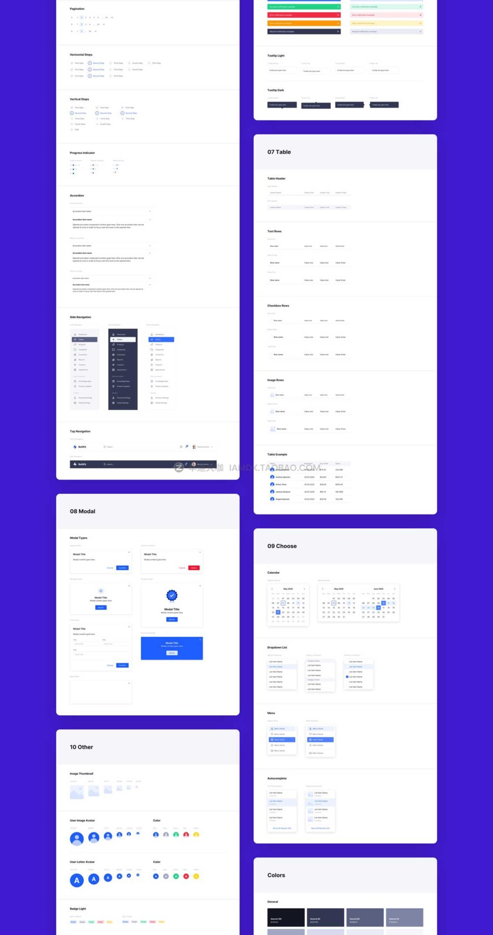 40多屏电商后台商品管理仪表盘UI界面设计SKETCH模板套件 Bolt UI Kit & Design Library_img_2