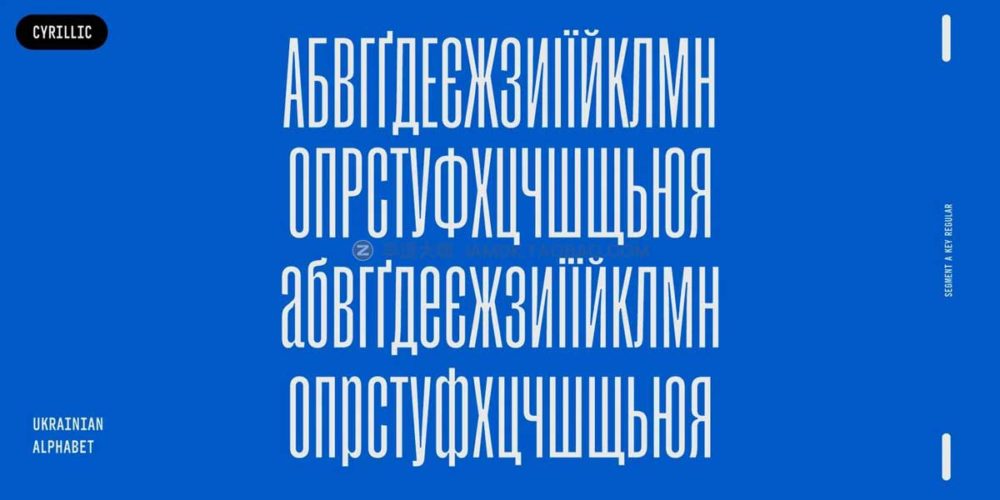 19世纪欧洲怪诞几何风浓缩书籍杂志标题logo设计无衬线英文字体包 Segment A Type Font Family_img_2