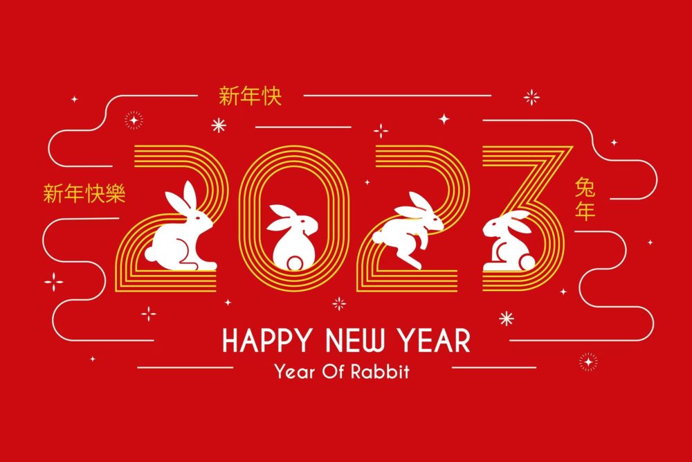 2023中国新年春节兔子元素红包贺卡台历封面设计ai矢量素材 Chinese New Year 2023 background_img_2