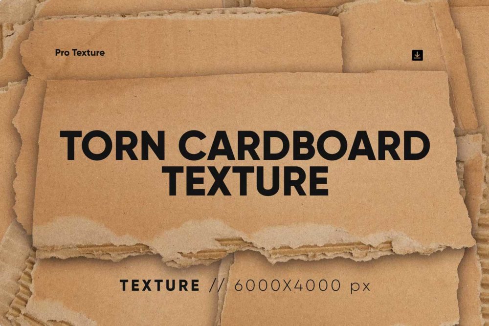 20个毛边撕裂牛皮纸瓦楞纸纸片纸板png免抠图设计素材 20 Torn Cardboard Textures_img_2