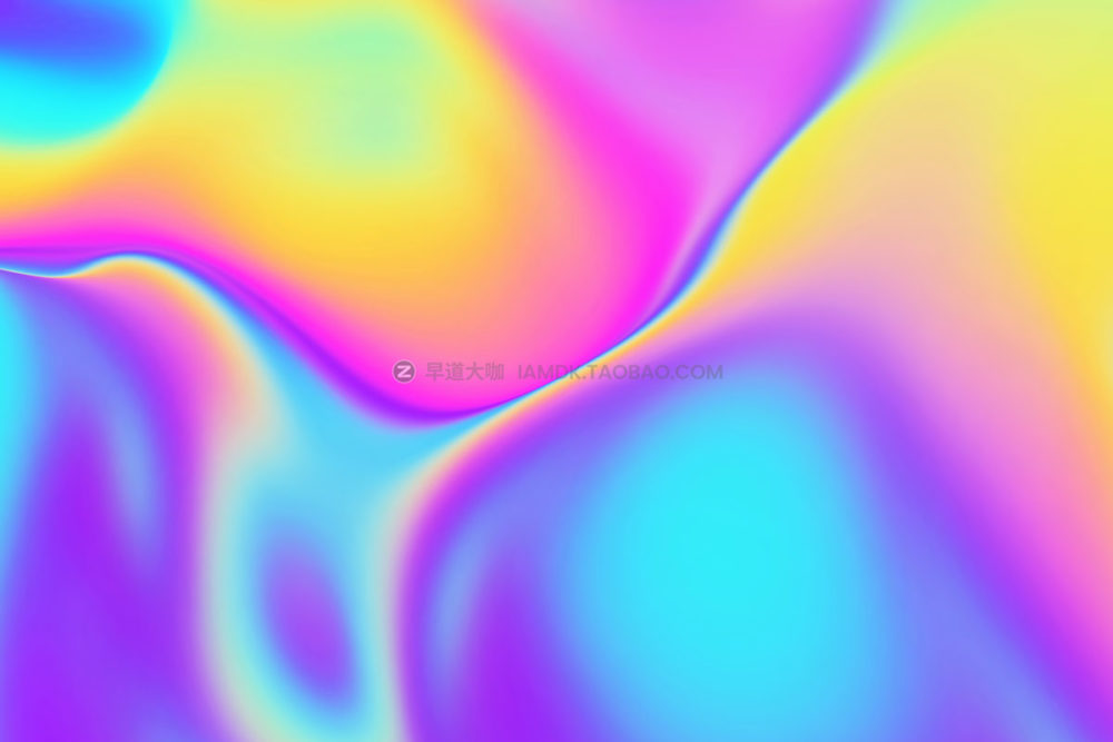 10张全息渐变多彩抽象液体背景图片设计素材 Iridescent Liquid Gradient Backgrounds_img_2