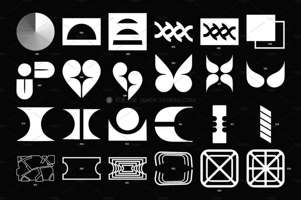 120个未来机能人工智能抽象图形图标logo矢量设计素材 ABSTRACT VECTOR SHAPES ICON_img_2