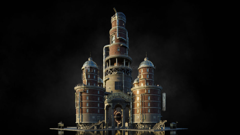 柴油朋克机械工业建筑物品3D模型C4D/MAX/FBX/OBJ/Maya/Blender等 KitBash3D - DieselPunk_img_2