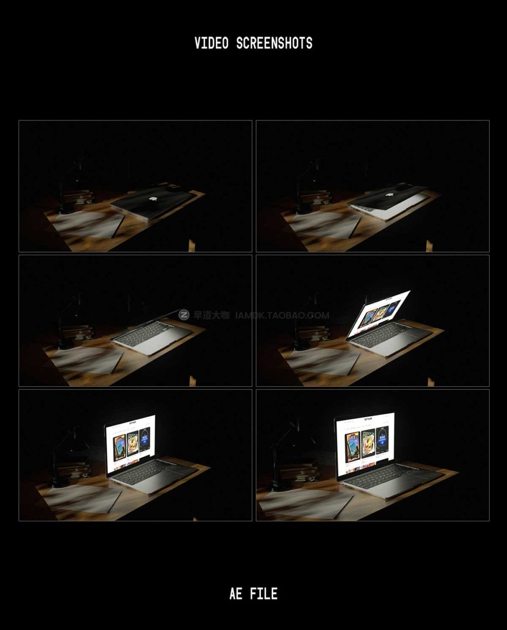 时尚13英寸苹果笔记本MacBook Pro电脑屏幕演示样机PSD模板 13″ MacBook Pro Mockups_img_2