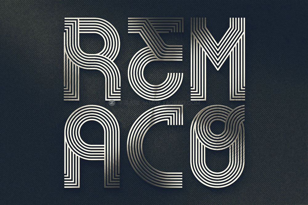 12套未来科幻独特尖锐几何学抽象艺术线条英文字体安装包 12 Geometric & Futuristic Fonts_img_2