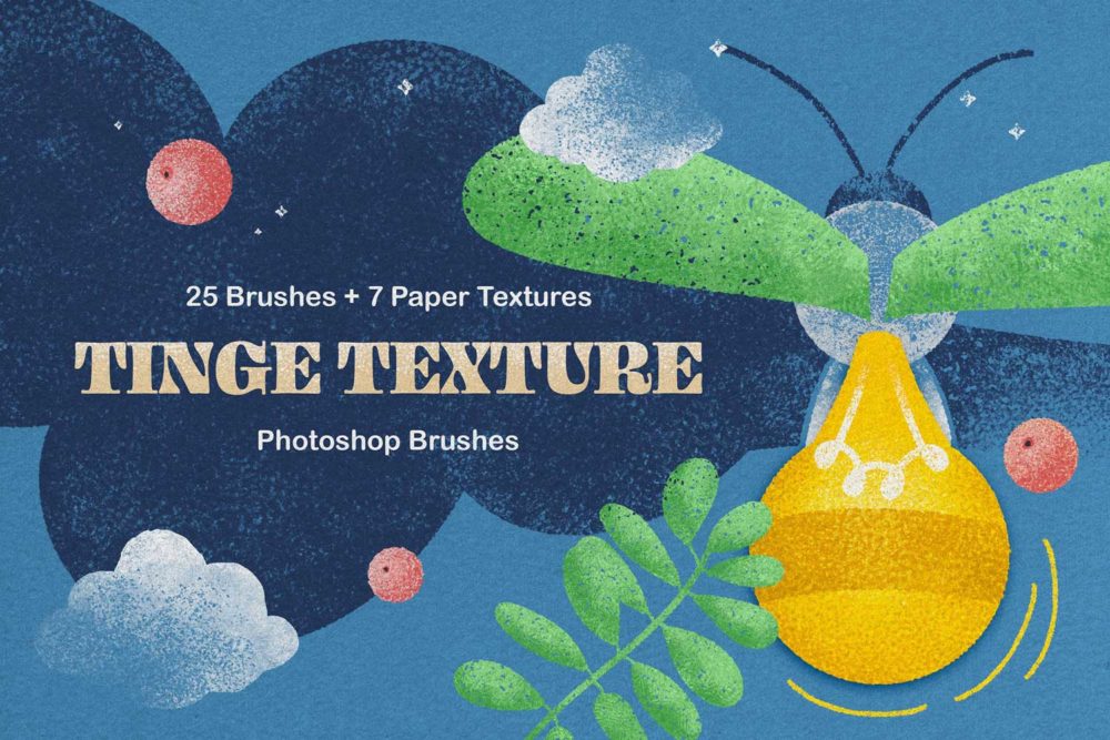 复古石墨涂鸦木炭笔蜡笔铅笔艺术绘画效果ps笔刷设计素材 Tinge Texture Photoshop Brushes_img_2