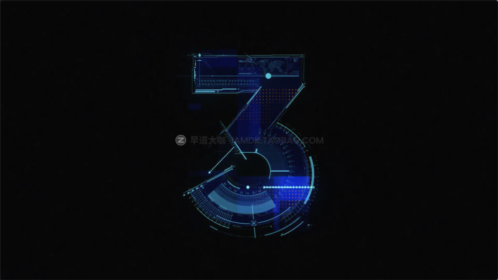 AE模板 未来科技赛博朋克工业风科幻数字标题logo字母动画 Techno Digital Animated Alphabet_img_2