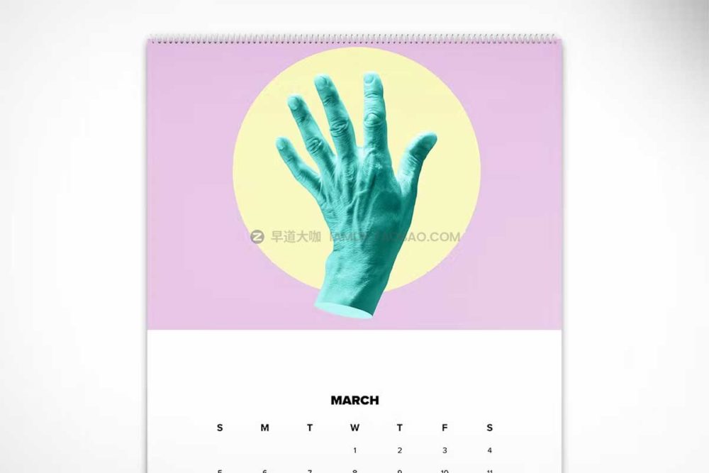 现代时尚2023元旦新年日历台历挂历设计Id模板源文件 Yearly Wall Calendar 2023_img_2