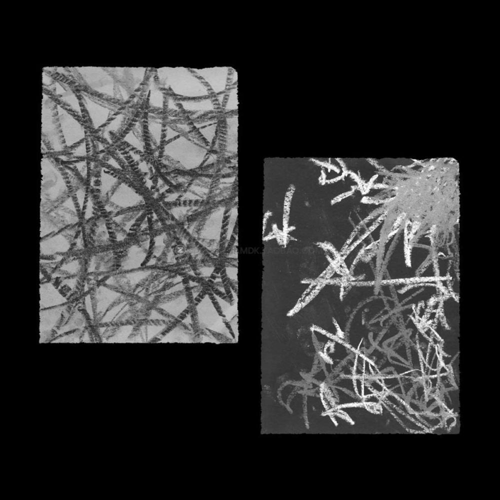 40+做旧复古手绘涂鸦抽象艺术线条粉笔蜡笔纸张颗粒磨损高清肌理背景图设计包 40+ FINE ART TEXTURES_img_2