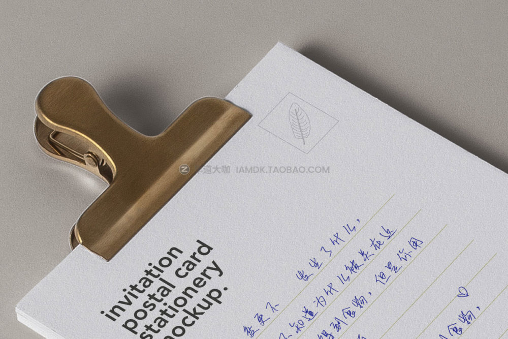 时尚品牌vi设计办公用品笔记本名片信纸展示ps贴图样机模板 Psd Desk Stationery Mockup_img_2