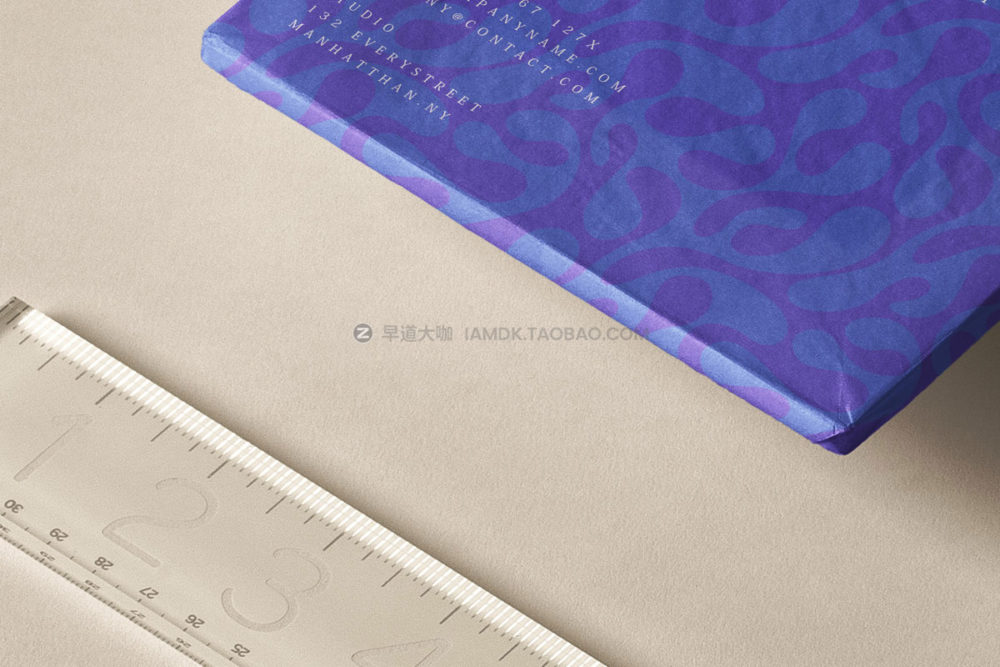 时尚邀请卡名片卡片设计展示贴图psd样机模板 Psd Invitation Stationery Mockup 2_img_2