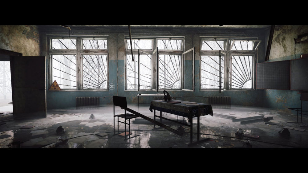 UE模型 苏联时期废弃的教室楼道宿舍3d设计素材 Unreal Engine - Abandoned Russian Building_img_2