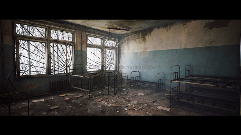 UE模型 苏联时期废弃的教室楼道宿舍3d设计素材 Unreal Engine - Abandoned Russian Building_img_2