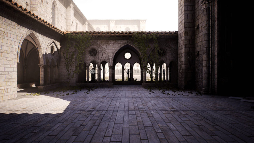 UE模型 中世纪欧洲模块化罗马式教堂庄园建筑3d设计素材 Unreal Engine - Medieval Modular Church_img_2