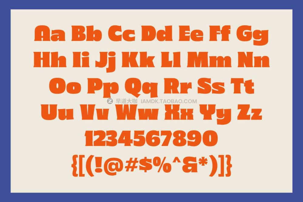 80年代复古逆反差卡通俏皮标题logo标签设计粗体衬线英文字体安装包 SG Bumchil Font Family_img_2