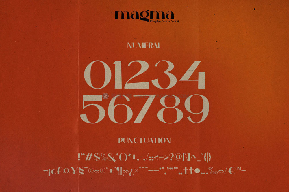 现代新潮几何学逆反差书籍封面标题徽标logo设计无衬线英文字体 Magma - Display Sans Serif_img_2