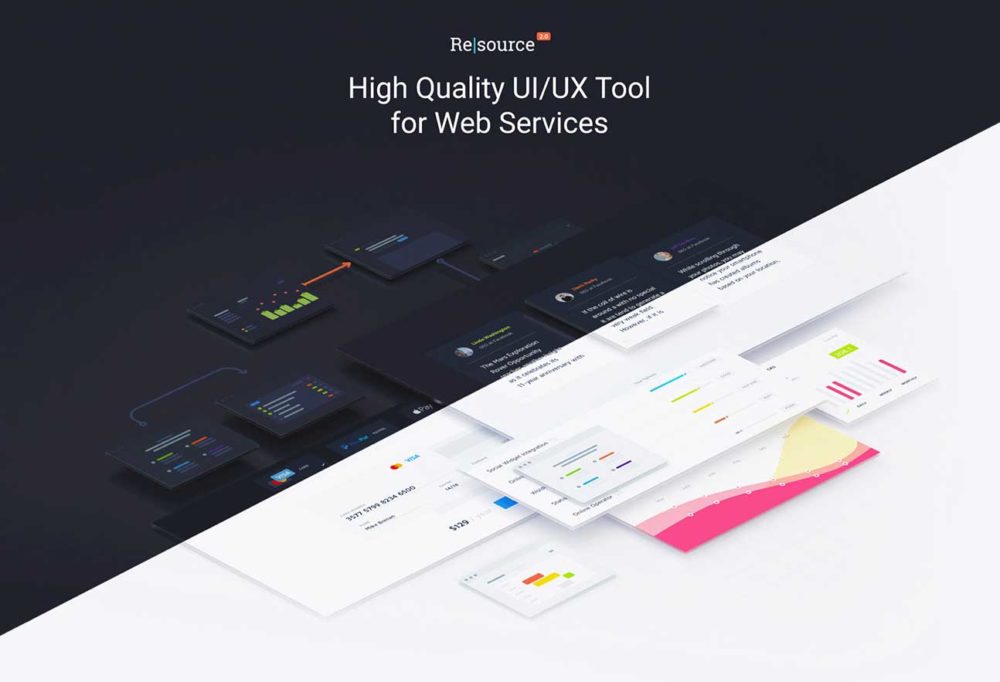 超级app网站web界面设计ui/ux设计素材包 High Quality UI/UX Tool for Web Services_img_2