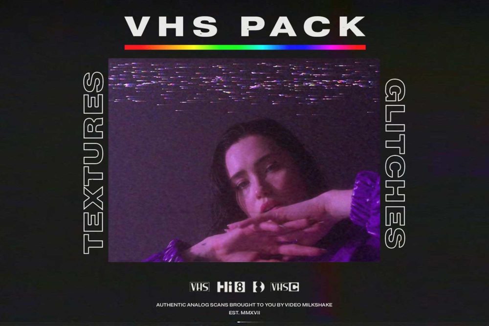 15款复古信号故障VHS效果纹理叠加4k视频设计素材 VHS Glitches and Textures Overlay Pack_img_2