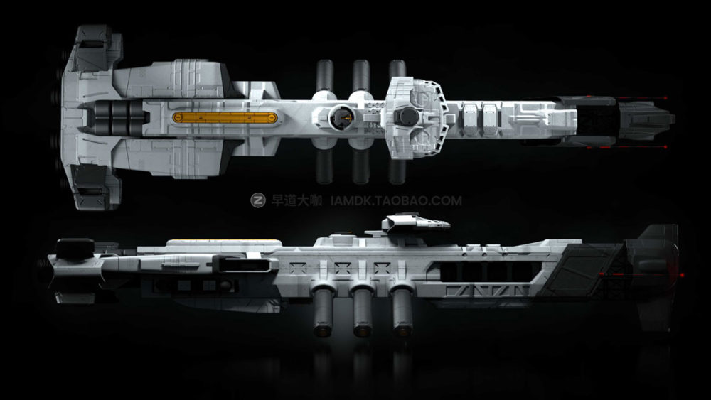 未来科幻航天宇宙飞船飞行器3D模型MAX/OBJ/FBX格式 Kitbash3D – Veh Spaceships_img_2