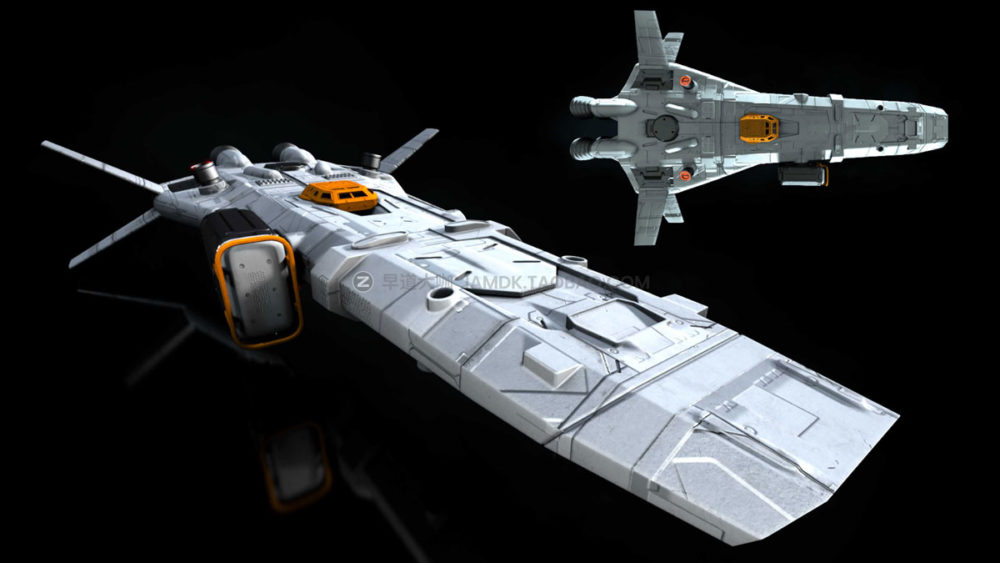 未来科幻航天宇宙飞船飞行器3D模型MAX/OBJ/FBX格式 Kitbash3D – Veh Spaceships_img_2