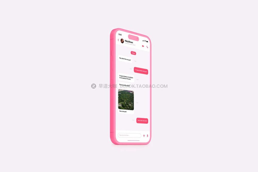 iPhone 14 Pro苹果手机单色白膜App界面ui设计作品贴图ps样机 Phone 14 Pro - 21 Clay Mockups_img_2