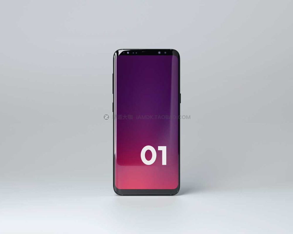 12款安卓手机三星Galaxy S9屏幕演示样机模板psd源文件 Samsung Galaxy S9 Presentation mockup Kit_img_2