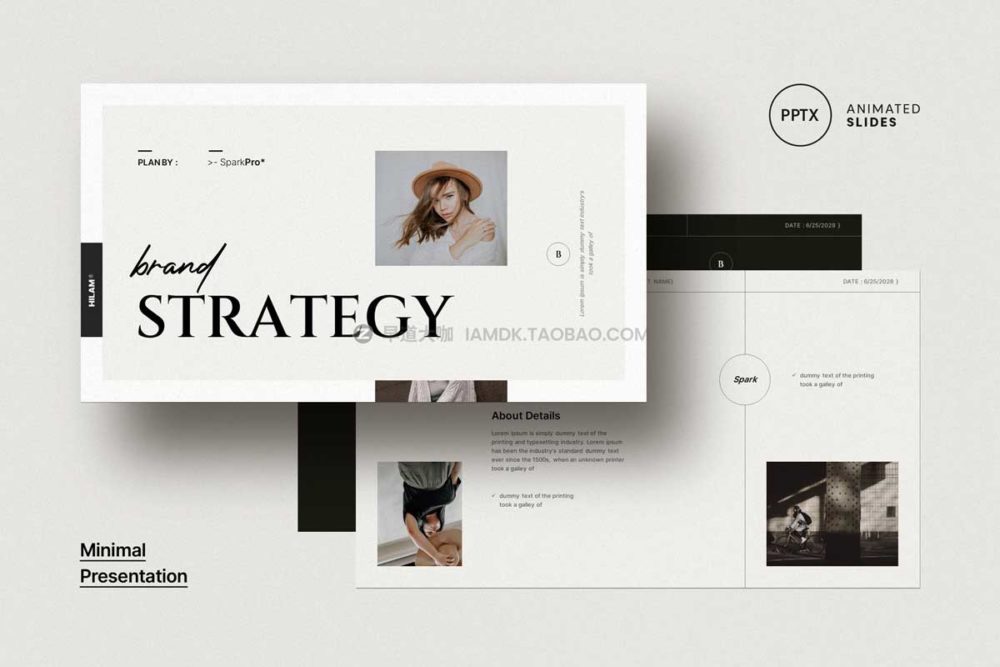 28页创意品牌策划业务分析演示文稿ppt设计模板素材 Brand Strategy Template_img_2