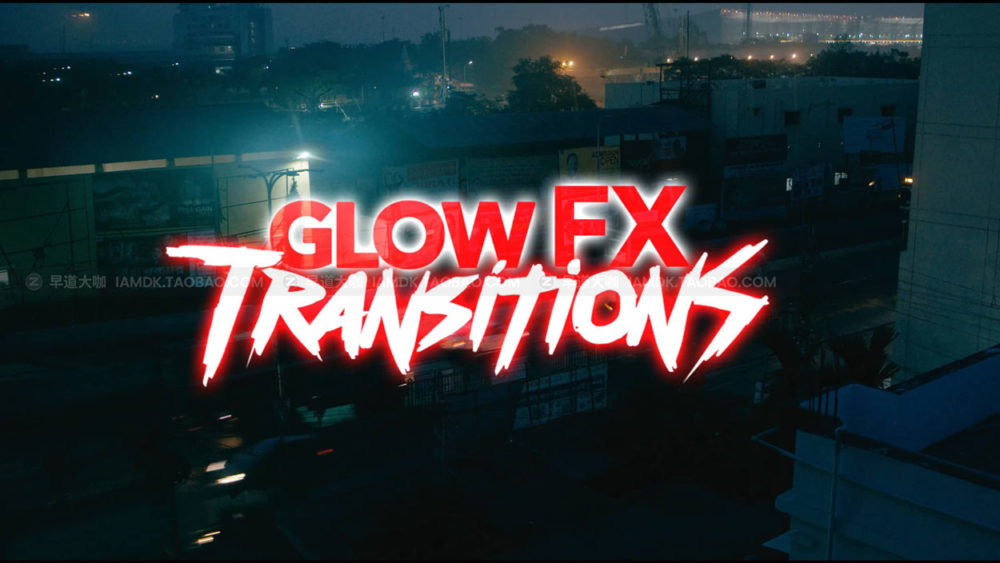 52个霓虹嘻哈发光闪电手绘图形转场动画4k视频素材 Cinepacks - Glow FX Transitions_img_2