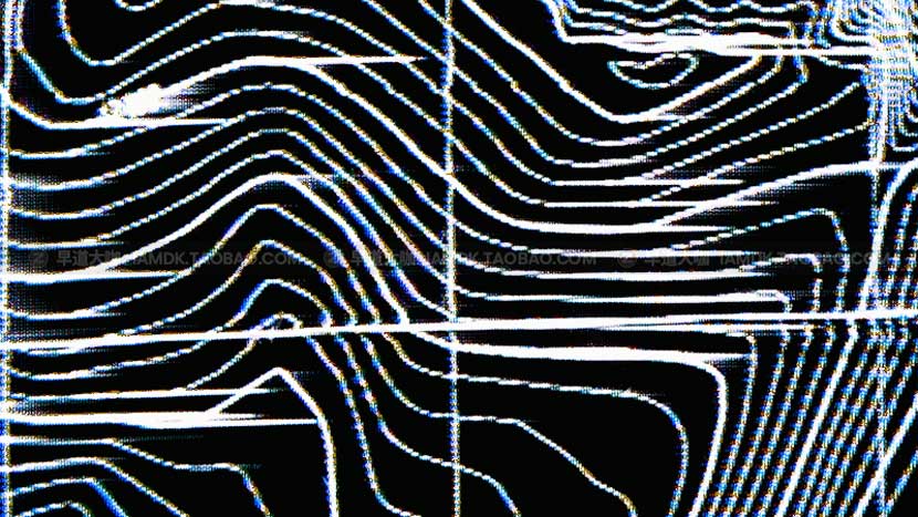 150组复古故障CRT显示效果几何算式地图符号4k视频叠加纹理素材包 Cinepacks - Vintage Scan FX_img_2