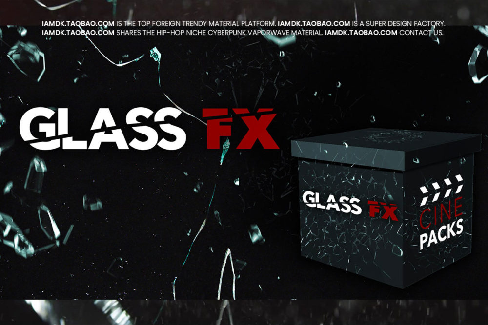 30组高品质玻璃破碎撞击4k视频SFX音效设计素材包 CinePacks – Class Fx_img_2