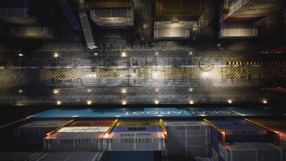 UE模型 高品质海港港口码头集装箱3d设计素材 Unreal Engine – Container Yard Environment Set_img_2